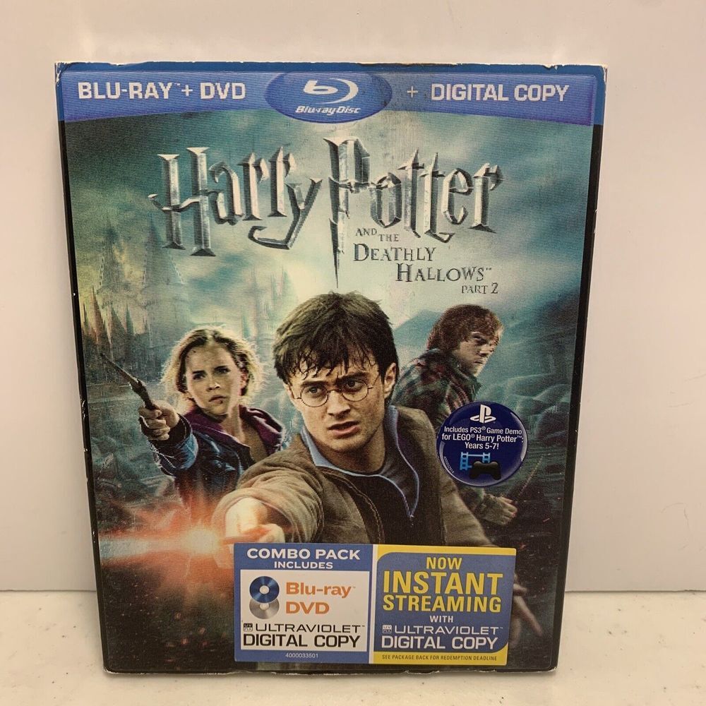 Harry Potter And The Deathly Hallows Part II Blu-Ray +DVD‎ New Sealed